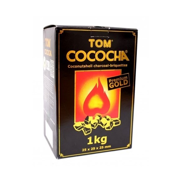 Tom Cococha Kokoskohle Premium Gold 1Kg 