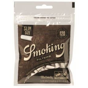 Smoking Slim Watte-Filter Brown 