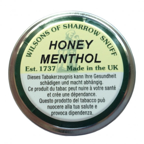   Wilsons Honey Menthol 10g  Snuff Schnupf