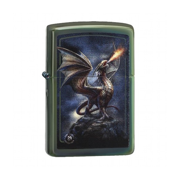 Zippo schwarz matt Anne Stokes Noble Dragon Feuerzeug