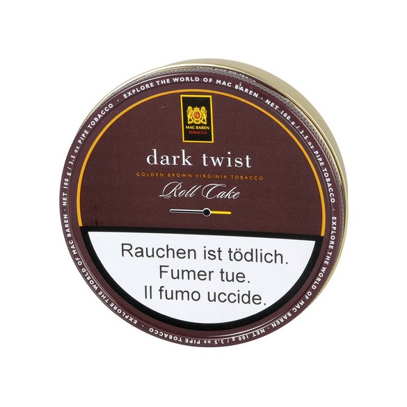 Mac Baren Dark Twist Pfeifentabak 100gr.