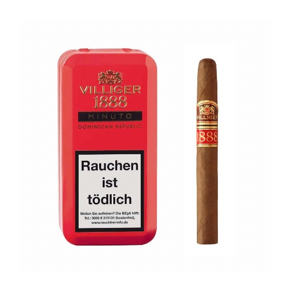 Villiger 1888 Minutos 8 er Blechbox Zigarren