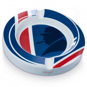 Davidoff Ascher Porzellan WSC Union Jack LE Zigarren Aschenbecher