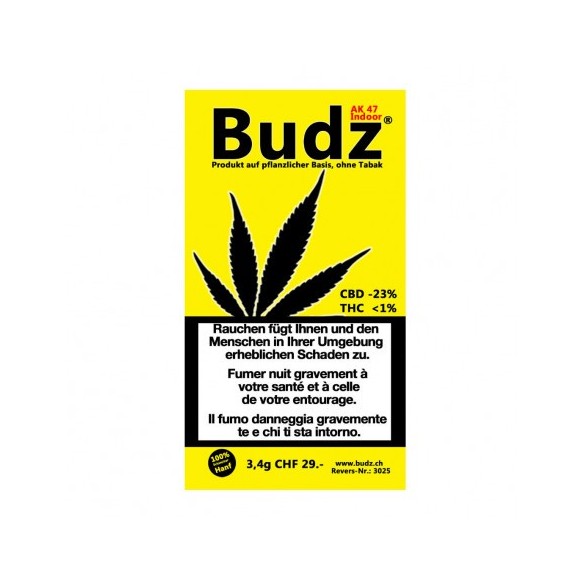 Budz CBD-Hanf Blüten Tabakersatz Indoor