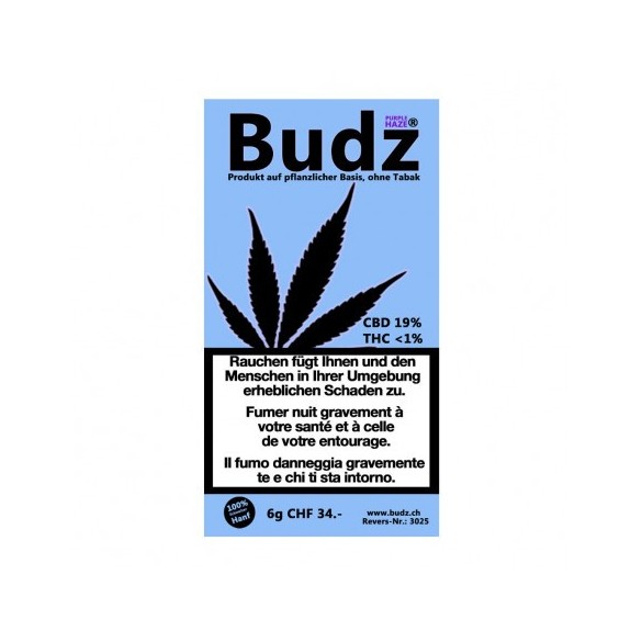 Budz CBD-Hanf Blüten Tabakersatz