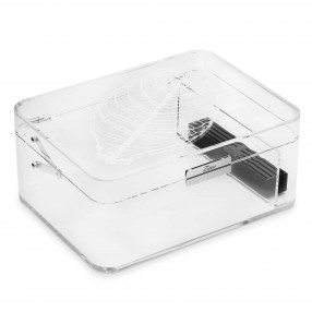 Zino Acryl Humidor transparent Tabakblatt