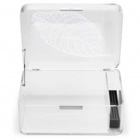 Zino Acryl Humidor transparent Tabakblatt