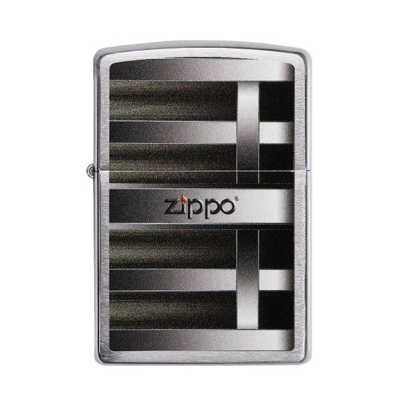 Zippo chrom gebürstet Metal Bars