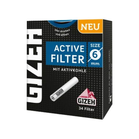 GIZEH Active Filter 6mm 10 x 34Stk