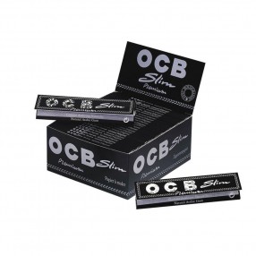 OCB KS Premium Slim schwarz 50x32 Blatt